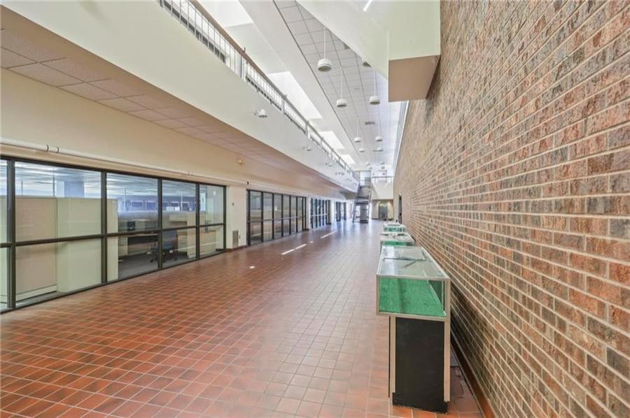 Two-story atrium corridor
